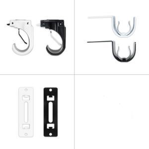 못없이 설치하는 안뚫어고리용 커튼부자재 봉브라켓 U자브라켓 이중슬라이드 단품