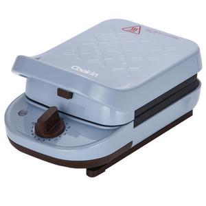 쿠킨 2in1 샌드위치 와플 메이커(타이머) 블루 KFW-JT600TCP, 1개