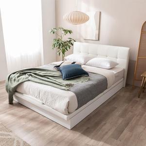 젠티스 PU 가죽 슈퍼싱글 퀸 침대 프레임 9종