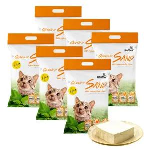 퀸오브샌드 두부모래 오리지날 7L 6개