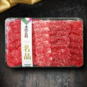 1++ 투뿔 한우 4종 모듬 800g 선물 세트