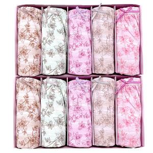 이너라인 여성용 빅사이즈 할머니 실켓 순면 100% 맥시 여자팬티 10종세트 5040