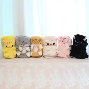 극세사 동물 캐릭터 무릎담요 2종랜덤 발송