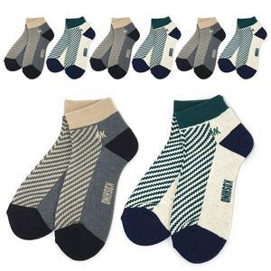 [미치코런던] 이중쿠션 뒤틀림방지 남자스포츠양말 골프양말 단목 8켤레 MKS-504