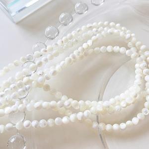 [1줄]4mm 자개볼 4-1005-2 원석팔찌 악세사리 만들기 재료