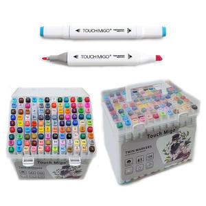 트윈 마카펜 (유성) -108색 마커펜 세트 듀얼 터치펜