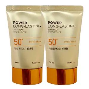 더페이스샵 파워 롱래스팅 선크림 50ml 2개