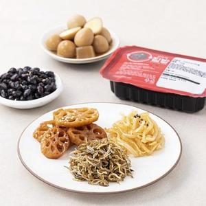 모두의 집밥 싱글 안 매운 반찬 5종 연근조림 + 콩자반 간장버터진미채 메추