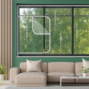 창문 지퍼 커튼 방풍비닐 외풍차단 투명 자석 벨크로 바람막이 비닐막 300x120