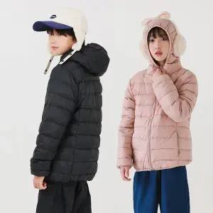 [보리보리/제니]제니 주니어용 후드 경량패딩 겨울 주니어 여아 남아 초등학생 패딩