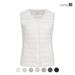 [탑텐] 여성 리얼라이트 구스 브이넥 베스트 A_MSC5VP2553