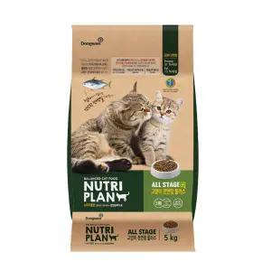동원 뉴트리플랜 고양이사료 전연령 5kg 기호성좋은고양이사료 대용량사료