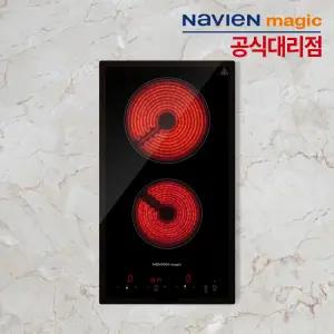 나비엔매직 빌트인 하이라이트 2구 전기레인지 CER150-02B2N 경동나비엔