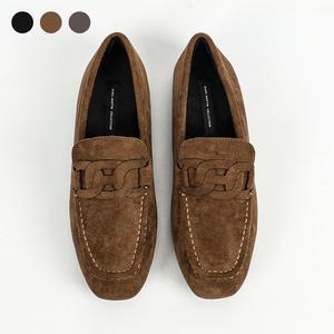 페조 여성로퍼 빅사이즈 스웨이드 안감 기모 털