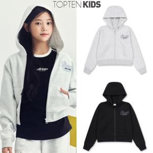 [탑텐키즈](마산점)[가을맞이 특가전]25년 SS 여아) 더블니트 크롭 후드집업/맨투맨/후드티/팬츠 4종택 1