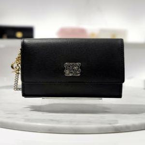 [루이까또즈] 루이까또즈 여성 3단 반지갑 SQ3FM08BL