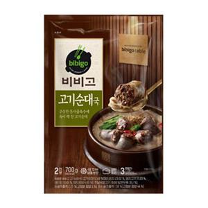 [장보기]CJ 비비고 고기순대국(냉동) 700g, 1개