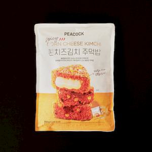 피코크 콘치즈김치 주먹밥 500g 2개