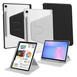 갤럭시탭 S10FE S9FE S9 케이스 360도 회전 가로 세로 거치대 스마트 북커버