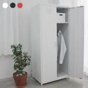 비카 옷장 캐비넷 76x170cm 철제캐비넷 사물함 사무용캐비닛 옷걸이행거 옷수납장