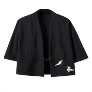 한텐 유카타 방한복 깔깔이 가디건 기모노 실내 잠옷 하오리 가운