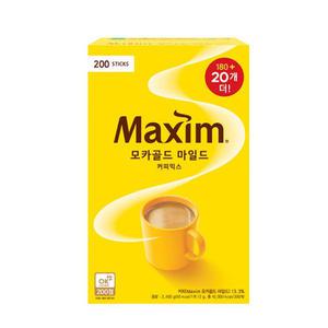 동서식품 맥심 모카골드 마일드 커피믹스 200T(180T+20T)