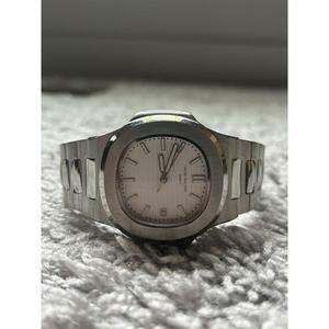 Patek Philippe (AP) patek philippe 시계 [세금포함] [정품] men 실버 42 Mm Box And 종이s 손목시계 명품