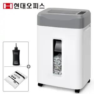 [현대오피스] 저소음 문서세단기 22매 33L PK-8300CD +오일+파지봉투 자동절전 파쇄기