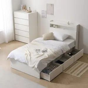 마르체 리움 통서랍 수납 침대프레임 슈퍼싱글 BKC760C (착불)