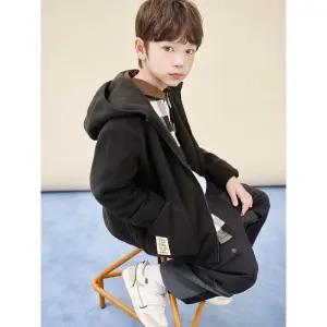 [BEANPOLE KIDS] [BEANPOLE KIDS] 플리스 후드 집업  블랙 (BI5941U065) (BI5941U065)