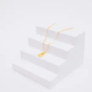 [베티블루] 995 999 24K 순금 컷팅 말발굽 U라인 여성 여자 11.25g 금 목걸이