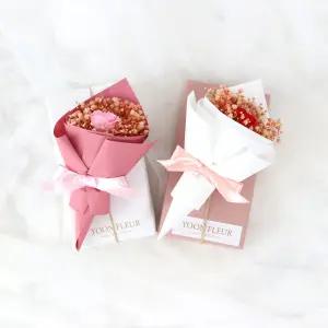 소형 빼빼로데이 자나장미 핑크 안개꽃 꽃다발 빼빼로 선물 세트 여친 엄마