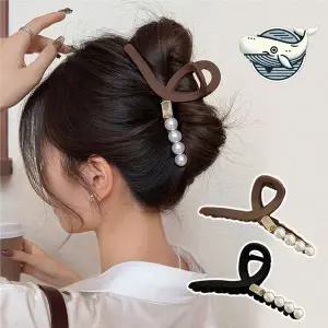 [콩심팥심]매력적인 진주 장식 헤어핀 고급스러운 여성용
