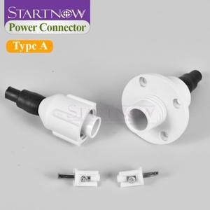 Startnow 레이저 전원 공급 장치 커넥터 와이어 어댑터 CO2 튜브 절단 조각 기계 부품 용 고전압 플러그