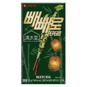 롯데 빼빼로 말차 청수당 녹차맛 37g 20개 빼빼로데이