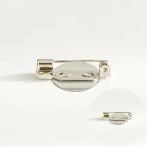 코사지핀 원판핀 브로치핀 코사지받침 리본 공예 부자재 15mm