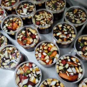 희샐러몬 짜지않은 집밥도둑 밀키트 간장 생연어장 350g