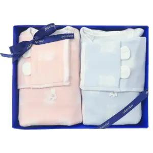 [갤러리아] (쌍둥이출산,태교,신생아배냇저고리세트)핑블베배냇슈트핑크+블루세트(A2C-10113SET)