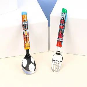 [골드스마일]스푼포크 어린이 유아 식사 밥포크 세트