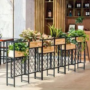 사무실 플랜트박스 휀스 철제 조경 파티션 화분 인테리어 가벽