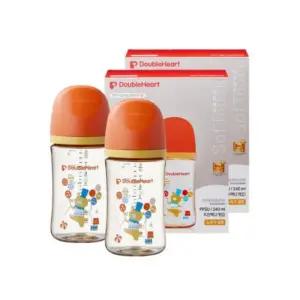 더블하트 디어프렌즈 젖병 240ml 4개 서커스베어