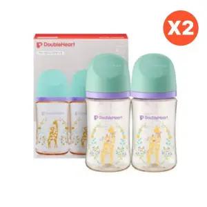 더블하트 디어프렌즈 젖병 240ml 4개 블루밍가든