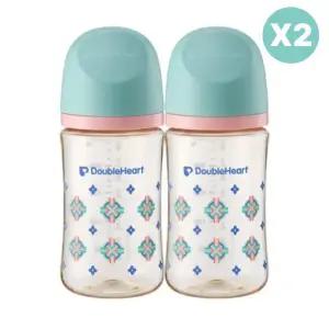 더블하트 헤리티지 트윈팩 240ml X2 젖꼭지 세트 단청