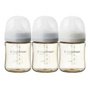 더블하트 아기 젖병 모유실감 배앓이 방지 160ml 3개