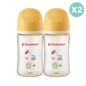 더블하트 헤리티지 트윈팩 240ml X2 젖꼭지 세트 한글