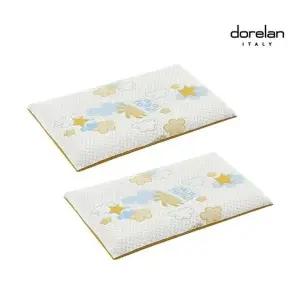 [돌레란] 리에볼루션 마이폼 키즈 베개 2개 세트 (엑스트라 로우)