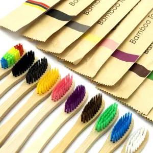 메이드인네이처 대나무 칫솔 10개 부드러운 초미세모 치석제거 잇몸칫솔 ON