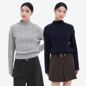 [에잇세컨즈] 케이블 풀오버 (125251MQ3) (2종)