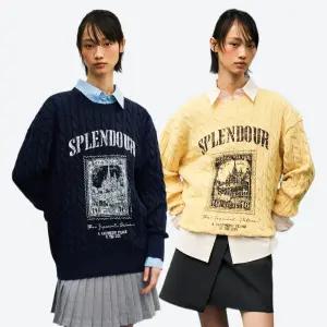 [에잇세컨즈] 케이블 프린트 풀오버 (355251LYH) (2종)