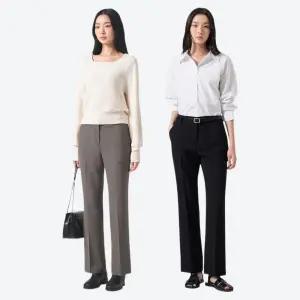 [에잇세컨즈] 폴리 스판 부츠컷 슬랙스 (324821LY2) (2종)